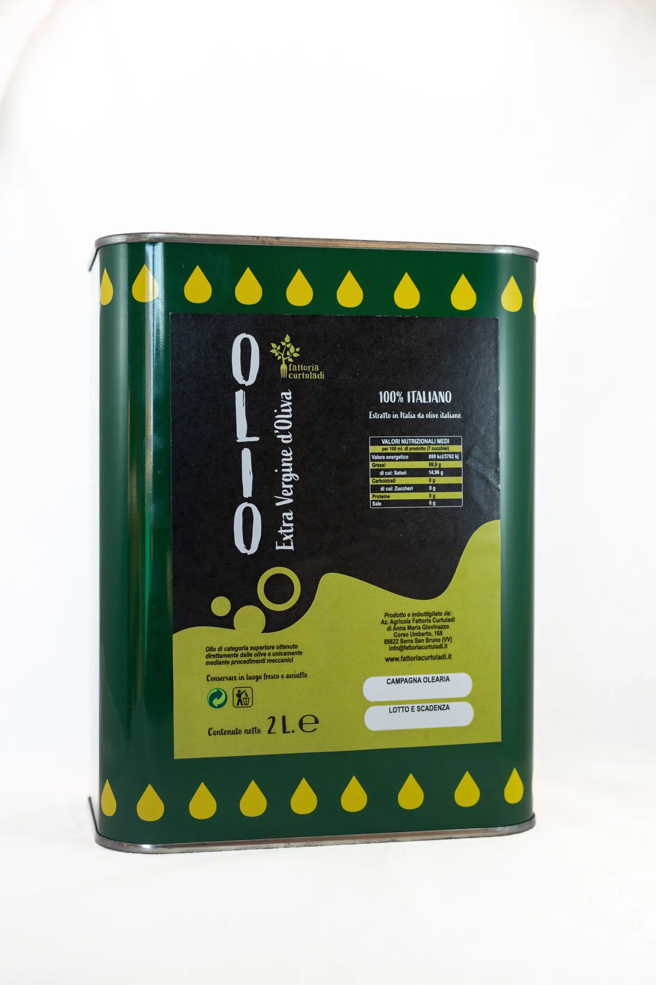 Olio Extravergine di Oliva in lattina - immagine 1