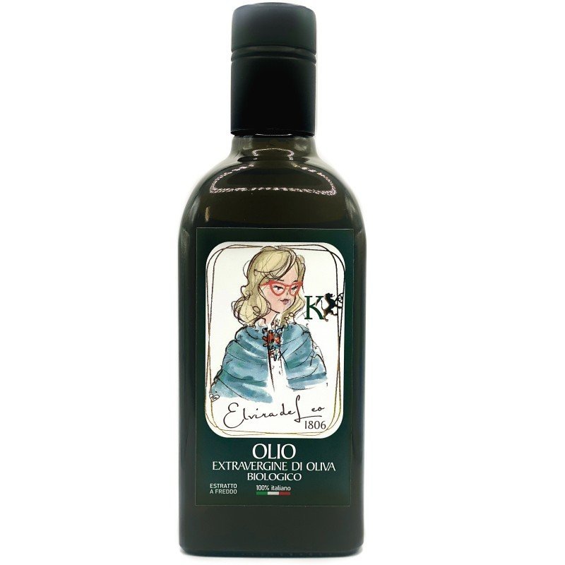 Olio extravergine di oliva biologico estratto a freddo 100% italiano - 500ml - immagine 1
