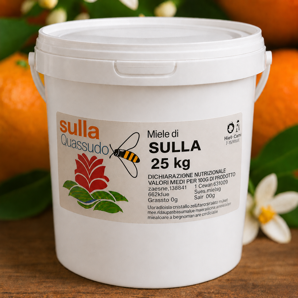 Miele ai fiori di Sulla 25 KG
