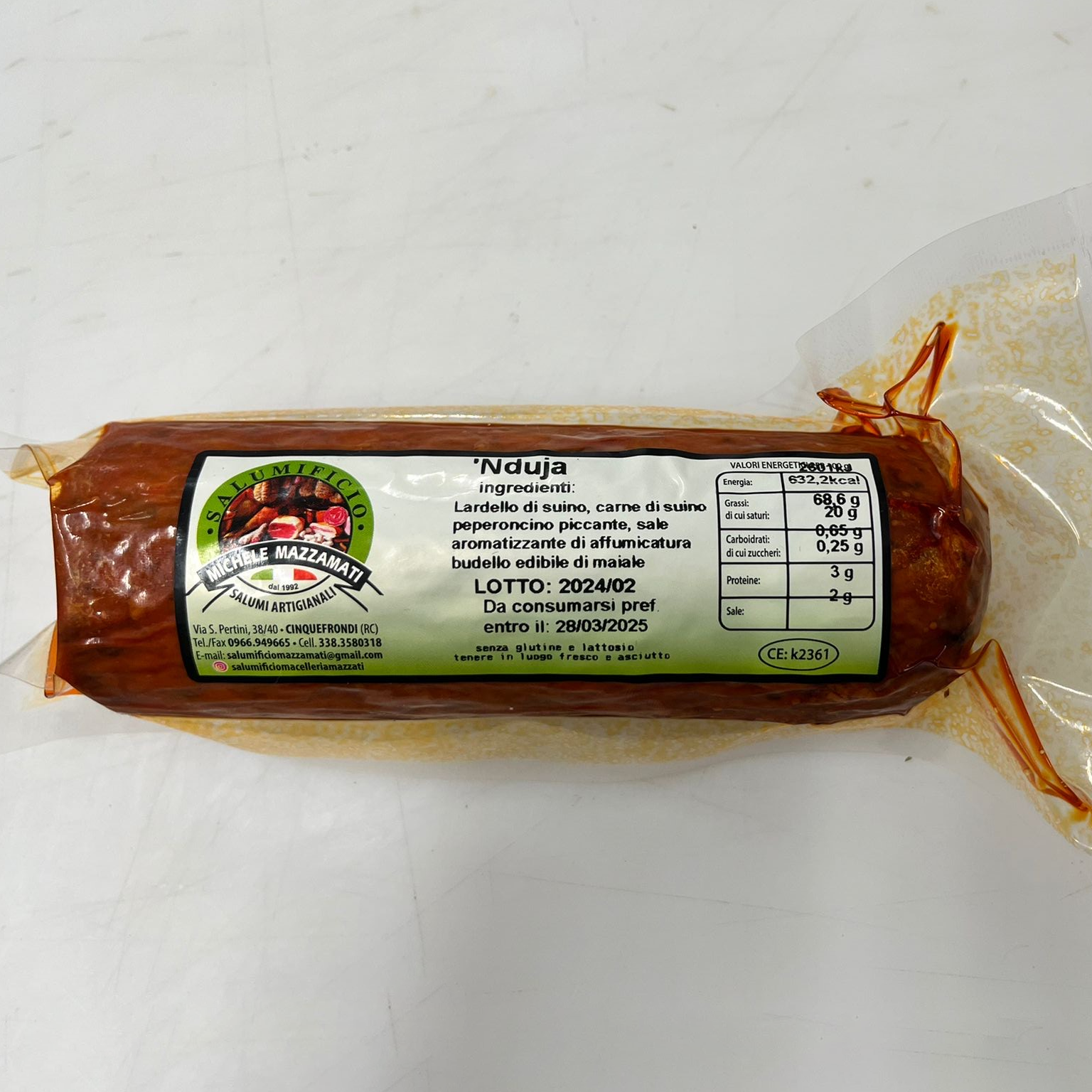 'Nduja Calabrese Mazzamati