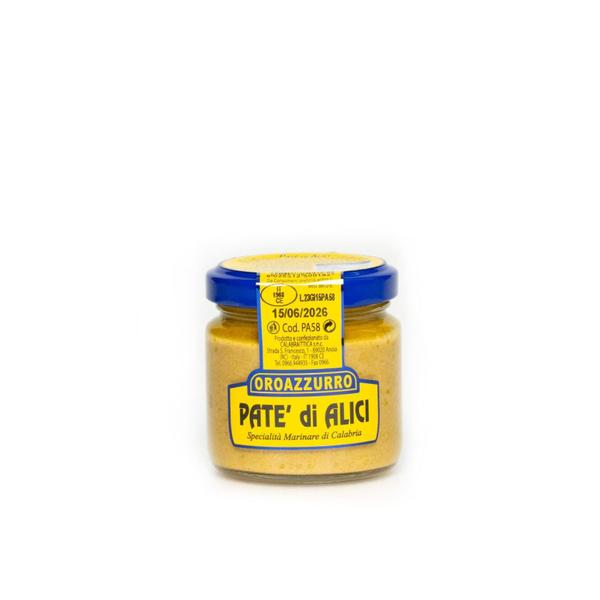 Patè di alici fresche con olio extravergine di oliva, carote e sedano, 85g