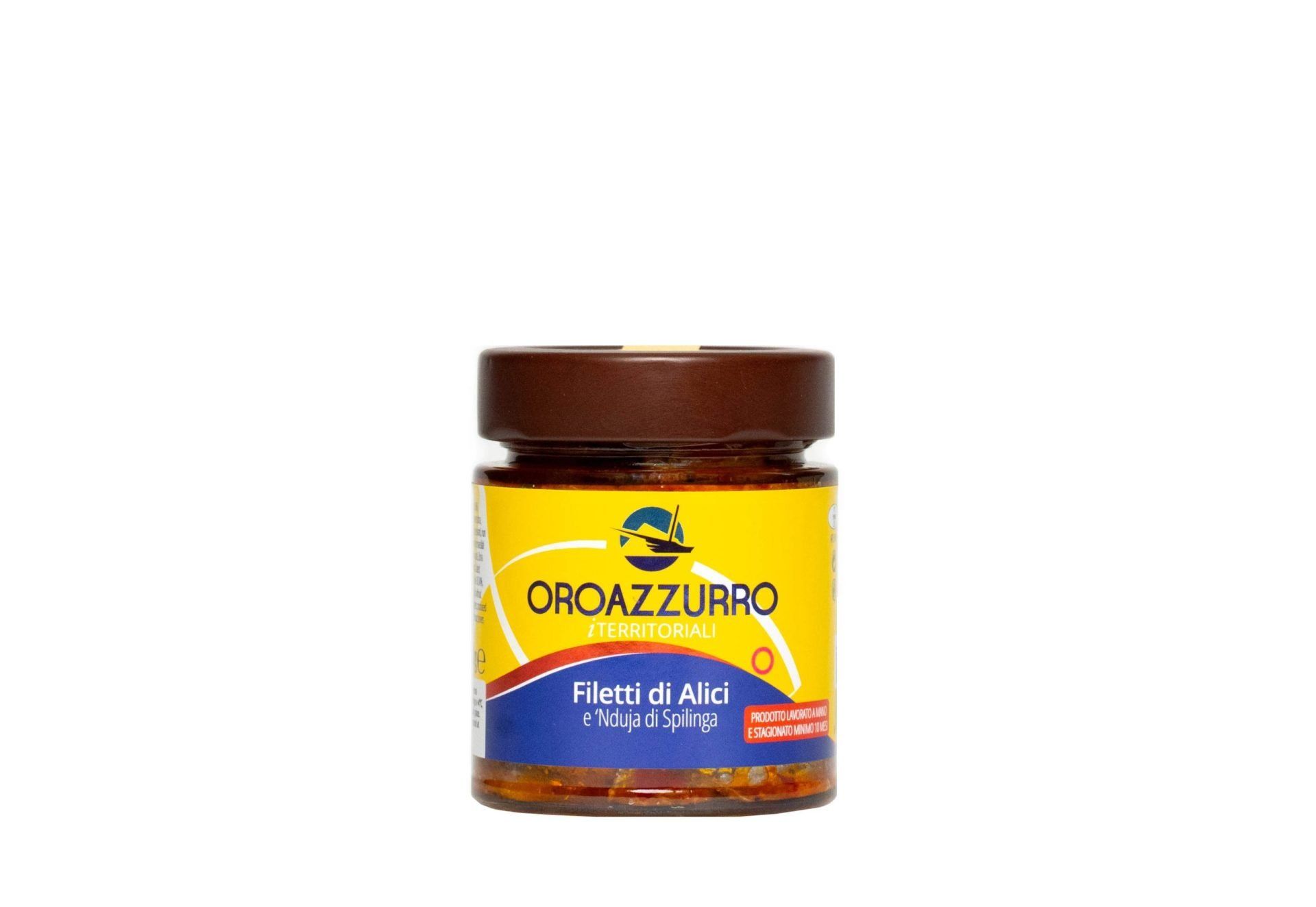 Filetti di Alici e 'Nduja di Spilinga, 140g