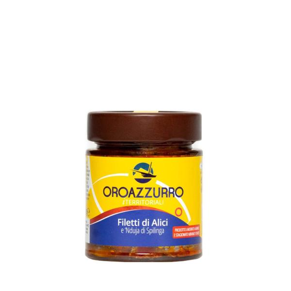 Filetti di Alici e 'Nduja di Spilinga, 140g