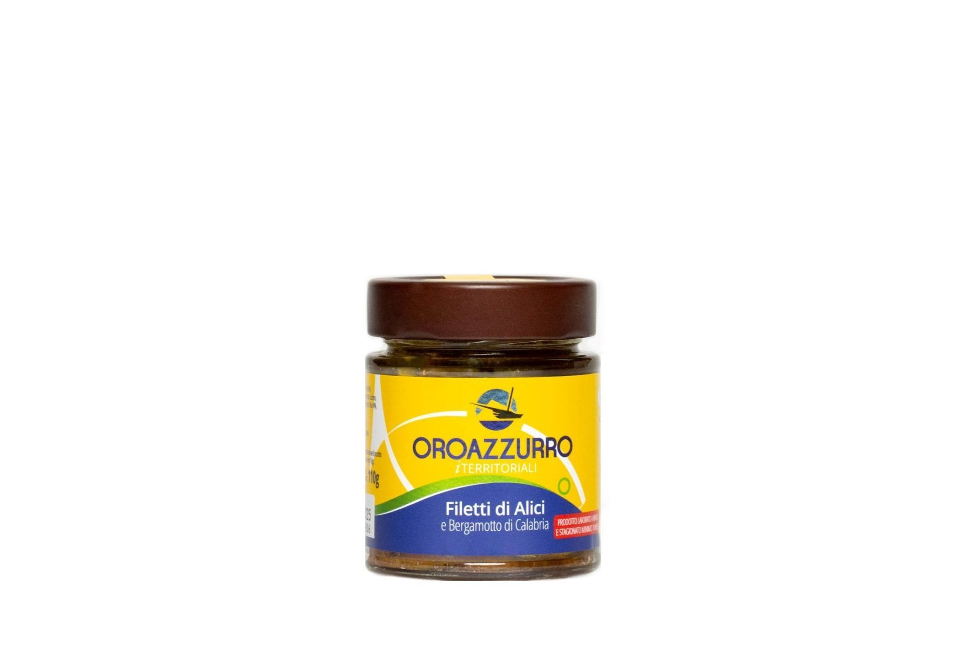 Filetti di Alici e Bergamotto di Calabria, 140g