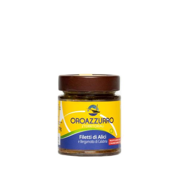 Filetti di Alici e Bergamotto di Calabria, 140g