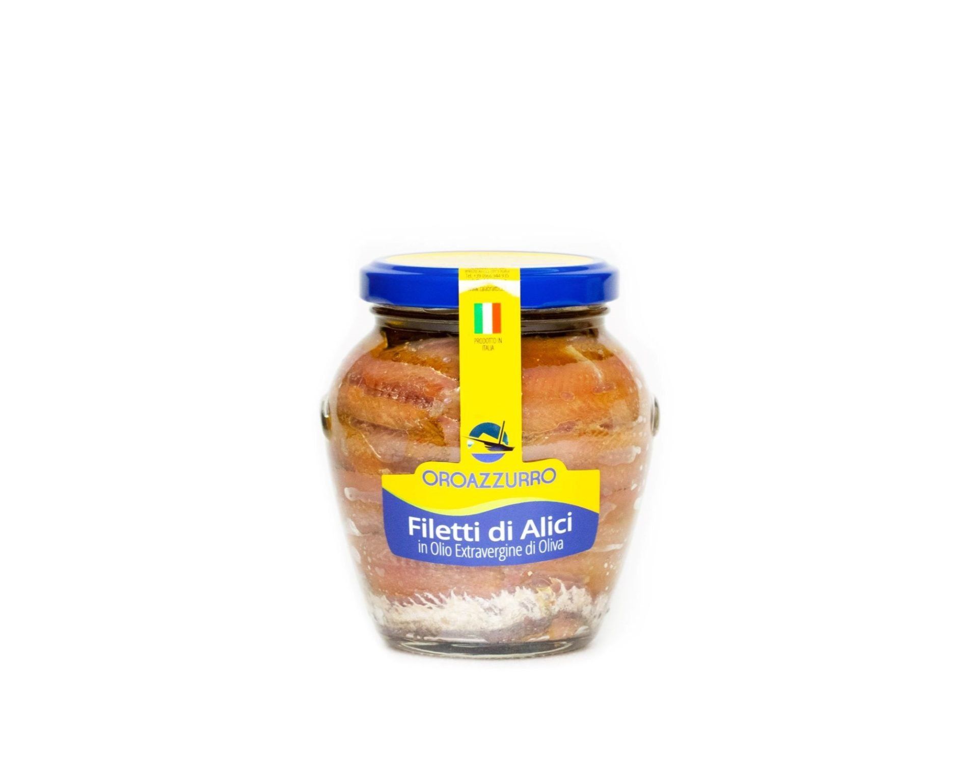 Filetto Reale, alici diliscate in olio extravergine di oliva