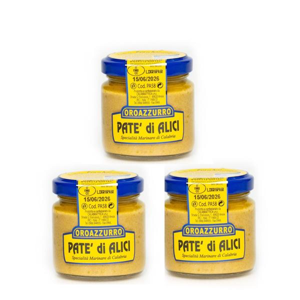 Paté di alici in olio extravergine d'oliva, 3x85g
