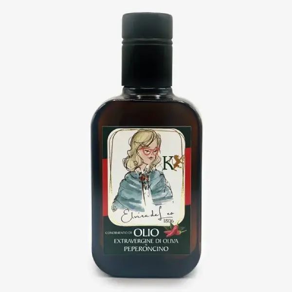 Condimento all'olio extra vergine di oliva e peperoncino 100% italiano - 250ml