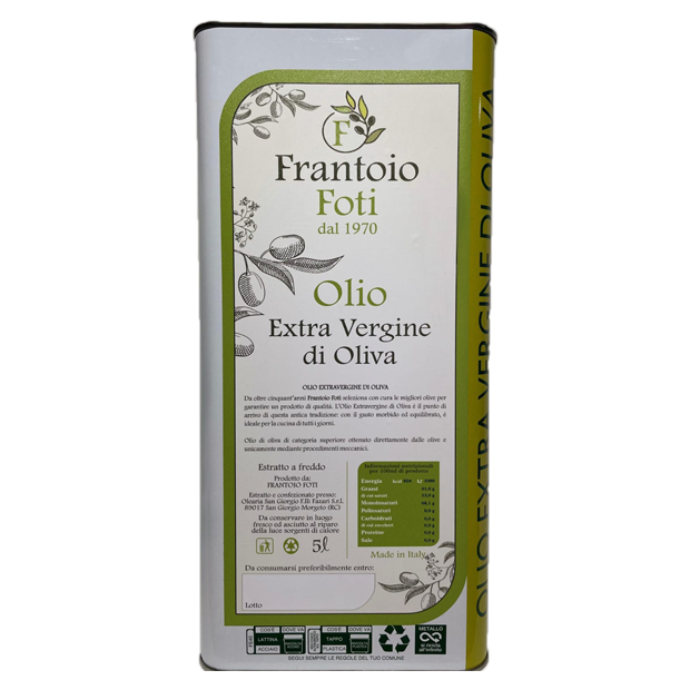 Olio extravergine di oliva Foti - 5L