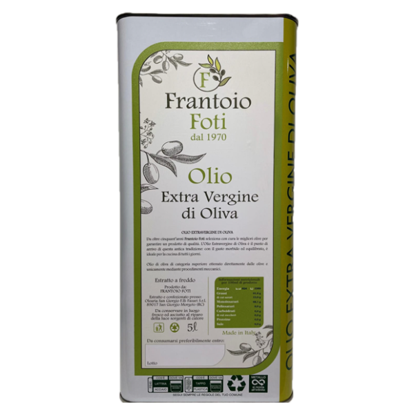 Olio extravergine di oliva Foti - 5L