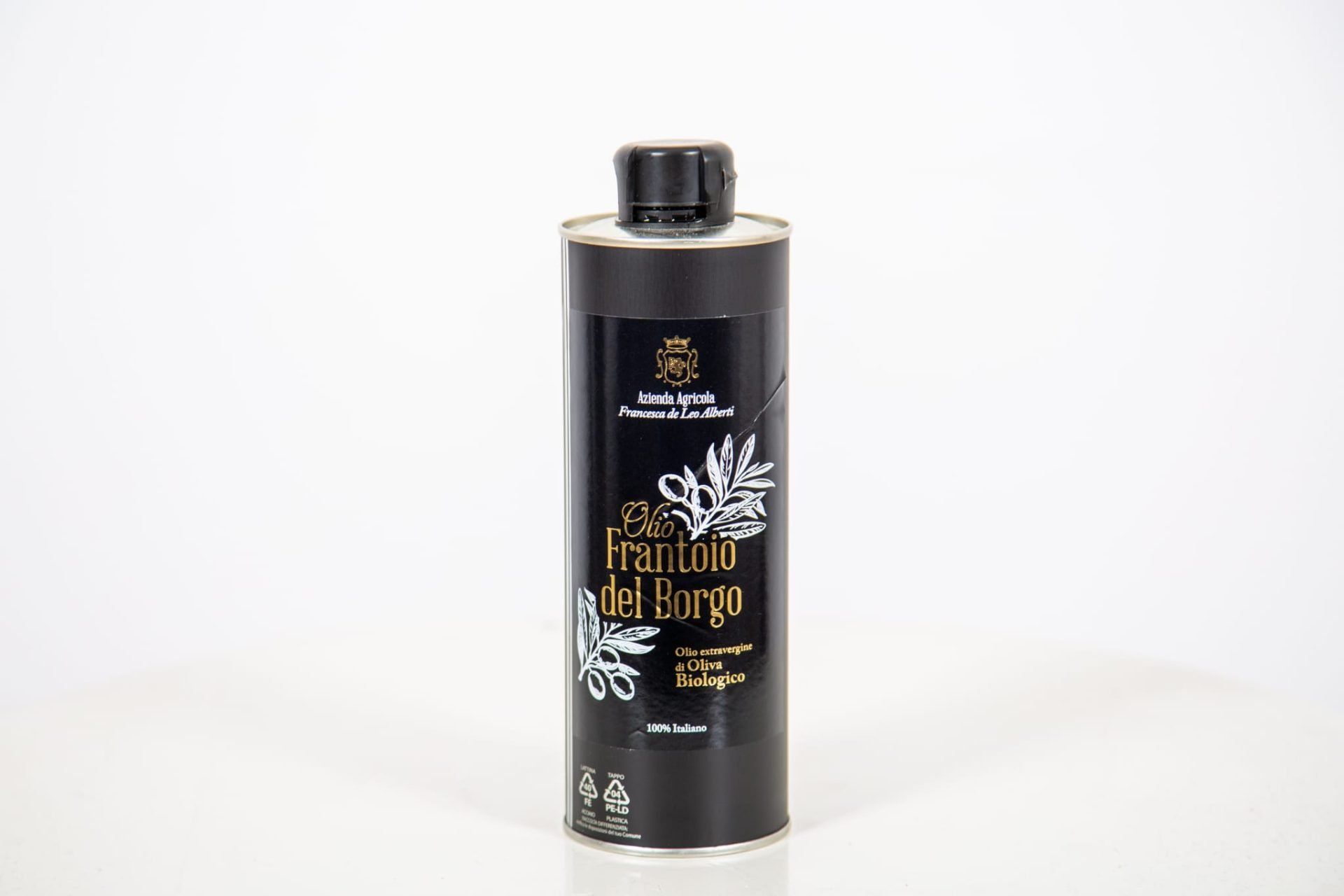 Olio Extravergine di Oliva Biologico - Bottiglia in latta da 0,5L