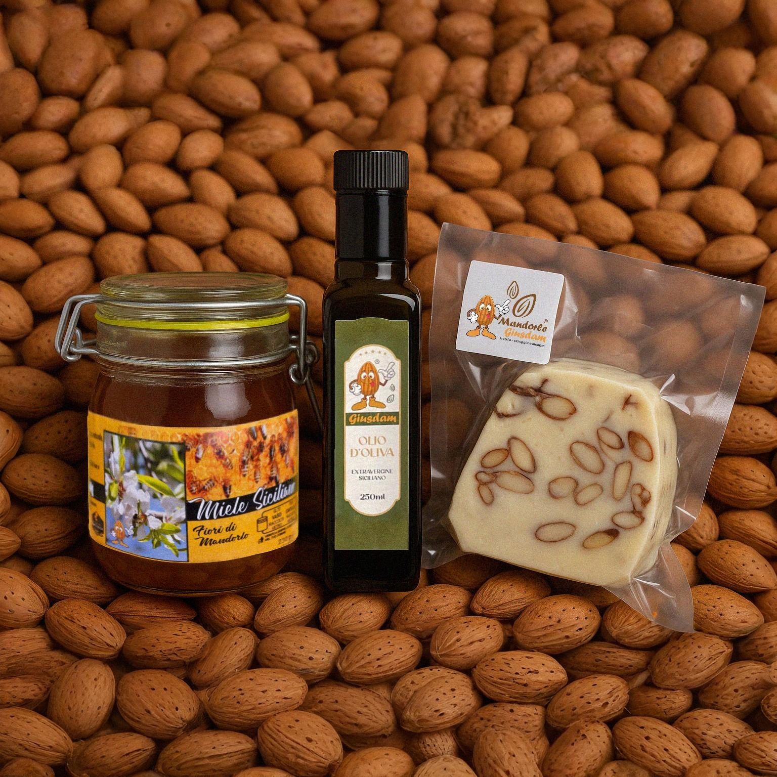 Box degustazione Mandorle Giusdam